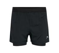 Newline Women Core 2-in-1 Shorts Femme, Noir, XS