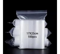 newlng 100pcs Transparent Scellé Plastique SacAssortiment Sac 17cm X 25cm Convient pour Les documents Vêtements Chemise Chapeau écharpe Chaussures Voyage Rangement(Plusieurs Tailles Disponibles)