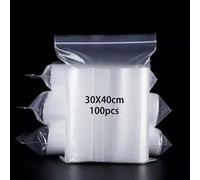 newlng 100pcs Transparent Scellé Plastique SacAssortiment Sac 30cm X 40cm Convient pour Les documents Vêtements Chemise Chapeau écharpe Chaussures Voyage Rangement(Plusieurs Tailles Disponibles)