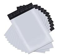 newlng Emballage Colis Vinted 100Pièces Enveloppe Plastique Expedition 25X35cm / 10X14in Blanc Pochette Envoie Opaque/étanche Et Résistant à L'humidité