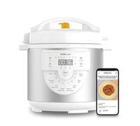 Newlux - Cuiseur programmable Blanc Chef Pot V170 6L avec Voice 15 fonctions 1000W programmable 24h 4 niveaux de pression