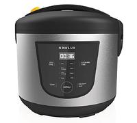 NEWLUX - Robot de cuisine multifonction 5L, programmable jusqu'à 24H, cuisson automatique, 8 menus préréglés et fonction de maintien au chaud jusqu'à 24H. Comprend un seau antiadhésif | Noir