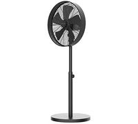 Newlux - Ventilateur sur pied W1250 Smart 5 pales de diamètre 40 cm, 3 vitesses et moteur en cuivre Ventilateur sur pied avec oscillation 90°, inclinaison 80° et hauteur réglable jusqu'à 125 cm (noir)