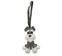 NewLuyer Mini porte-clés en forme de chien schnauzer fait à la main - Accessoire pour sacs à main, sac à main fourre-tout, sac à bandoulière pour femme
