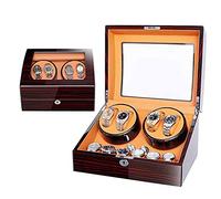 Newly Designed Watch Winder Can Accommodate 10 Automatic Watches Extremely Quiet and Anti-Magnetic Motor with Soft and Flexible Watch Pillow (E)