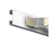 NEWLY Rail cimaise Artiteq Click Rail Longueur 1 mètre - Blanc (Peut être Peint) - 8,5 mm