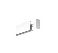 NEWLY - Rail Newly R20 - 100 cm (max 30kg/m) Couleur Cimaise R20:Aluminium anodisé - Blanc mat (peut être peint)