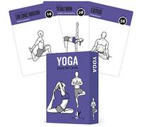 NewMe Fitness Cartes d'entraînement de pose de yoga, planche de fitness pédagogique pour homme et femme, guide de fitness pour débutants pour les exercices d'entraînement à la maison ou à la salle de