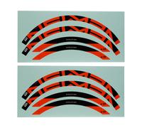 NEWMEN Kit d'Autocollants pour Jantes A.35 rouge 29"