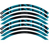 NEWMEN Kit d'Autocollants pour Jantes X.A.25 vert 27.5"