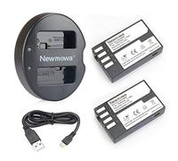 Newmowa Double USB Chargeur + 2 Remplacement Batteries D-LI109 pour Pentax D-LI109 et Pentax K-r, K-30, K-50, K-500, K-S1, K-S2