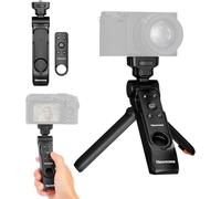 Newmowa poignée de Prise de Vue sans Fil avec télécommande et Mini trépied de Voyage Portable pour Sony ZV-1, ZV-1F, RX100 VII, A7 III, A6100, Canon EOS R, RP, 6D Mark II, 800D, Nikon Z, Z50