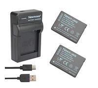 Newmowa® Remplacement Batterie DMW-BCG10 (2) et Chargeur USB Portable Kit pour Panasonic DMW-BCG10, DMW-BCG10E, DMW-BCG10PP and Panasonic Lumix DMC-3D1, DMC-TZ6, DMC-TZ7, DMC-TZ8