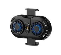 NEWNAN Refroidisseur de téléphone portable 2 supports de ventilateur, tapis de refroidissement, manette de jeu, jeu de tir, silencieux, contrôleur de radiateur, dissipateur de chaleur (couleur : A)