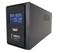 NewNet Ups/Stabilisateur de courant et de tension pour console ordinateur de jeu Xbox PS5 PS4 Prise shuko 2 sorties avec écran [500 VA - 350 W - 2 prises Schuko ]