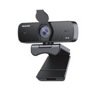 NEWORK Webcam 4K pour PC avec Capteur Sony, Auto Focus et Couverture de Confidentialité, Ultra HD 4K, 2 Microphones avec Effacement du Bruit, USB Plug & Play, 77° FOV