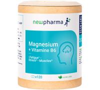 Newpharma Magnésium Bisglycinate + Vitamine B6 Complément Alimentaire 120 Gélules NF
