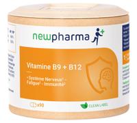Newpharma Vitamine B9 + B12 Complément Alimentaire 90 Gélules