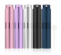 Newpop 5 Pièces Vaporisateur Parfum 8ml, Flacon Spray Vide, 5 couleur