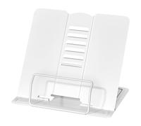 Newpop Blancs Support Livre, Porte Partitions, Lutrin de Lecture, Reposes de Recettes Cuisine, Réglable Pupitre de Lectures Ouvert, Tenirs Livres pour Lire Lit, Book Stand Multifonctionnelle, Métal.
