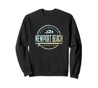 Newport Beach - Surf rétro de Newport Beach en Californie Sweatshirt