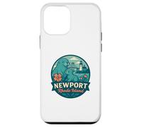 Newport Rhode Island Harbor Seal Motif Maman et Chiot Coque pour iPhone 12 Mini