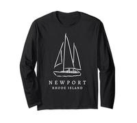 Newport Rhode Island Sailing Club Souvenir Touristique USA Hommes Manche Longue