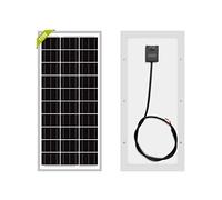 Newpowa Panneau solaire monocristallin 10 W 12 V Mini alimentation solaire pour fans, balcon, chauffage de piscine, autres systèmes de charge solaire