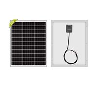 Newpowa Panneau solaire monocristallin 25 W 12 V pour ventilateurs, balcons, chauffages de piscine, autres systèmes d'énergie solaire hors réseau