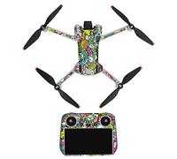 NEWQSING Coloré Peau Wrap Sticker Autocollant en Fiber De Carbone Peau Decal Set pour Mavic Mini 3 Pro