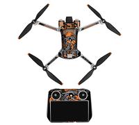 NEWQSING Coloré Peau Wrap Sticker Autocollant en Fiber De Carbone Peau Decal Set pour Mavic Mini 3 Pro