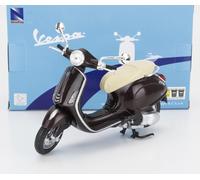 NEWRAY 1/12 MOTO PIAGGIO VESPA PRINTEMPS 2013 MARRON MODÈLE STATIQUE DIECAST