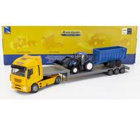 NEWRAY 1/43 CAMION IVECO STRALIS 540 PLAN C/TRACTEUR T6.175 MODÈLE STATIQUE
