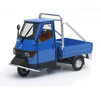 NewRay Ape Piaggio 68037-50 Cross Country Fidèle Lecture, échelle 1:18, Die Cast, Bleu