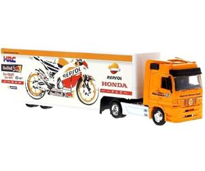 Newray Honda Repsol, modèle réduit de camion 1:43 Orange/Blanc Orange/Blanc