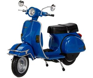 NewRay Motorbike 42215 Vespa P200E 1978 Fidèle Reproduction Echelle 1:12, Die Cast, Bleu