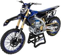 Moto Miniature Eli Tomac #3 YZ450F 1:12 Scale Yamaha Factory Race Team Replica New Ray Bleu