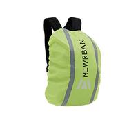 NEWRBAN | Housse de Sac à Dos réfléchissante - Résistante à l’Eau - Convient pour Les Sacs à Dos et Les Sacs - Augmente la visibilité et la sécurité sur la Route - Pliable et compacte - Jaune