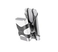 NEWRBAN | Support de Smartphone et powerbank à Fixer sur Le Guidon du vélo - Réalisé en Silicone - Compatible avec Les guidons de 12 à 32 mm de diamètre - Sangle pour powerbank de 13 à 17 cm - Noir