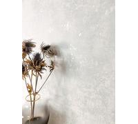 NEWROOM Papier peint Blanc Béton Intissé - Moderne Gris Clair Argent Ciment Métallique Industriel