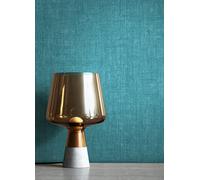 NEWROOM Papier peint Bleu Couleur Unie Intissé - Couleurs Unies Turquoise Aspect Lin Moderne