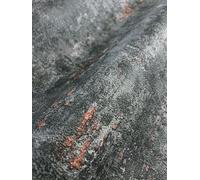 Newroom - Papier peint intissé architecte - Anthracite - Design moderne - Structure industrielle - avec conseils pour tapisser (français non garanti)