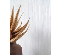 Newroom papier peint intissé blanc uni structuré moderne chambre | Fines rainures linéaires, blanc crème chaleureux, style campagne, sans raccord, décoration murale, salon, séjour