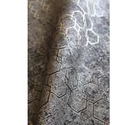 Newroom - Papier peint intissé - Motif paysage moderne - Noir léger et brillant - Doré - Design moderne - Structure de qualité supérieure avec conseils pour tapisser (français non garanti)