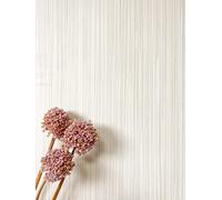 Newroom papier peint intissé uni crème pour chambre et salon | Dégradé brillant subtil, rayures verticales, effet structuré, décoration murale élégante, bureau et couloir