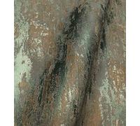 Newroom Papier peint intissé vert plâtre béton, bronze, design moderne, structure de qualité industrielle, avec guide pour tapisser (français non garanti)