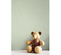 NEWROOM Papier peint Vert Couleur Unie Intissé - Moderne Sauge Structure Aspect lin Couleur Unie