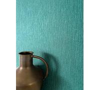 NEWROOM Papier peint Vert Couleur Unie Intissé - Moderne Turquoise Paillettes Structure Monochrome Couleur Unie