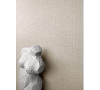 Newroom Tapete Taupe Vlies Textiloptik - Modern Uni Struktur für Schlafzimmer Büro Flur