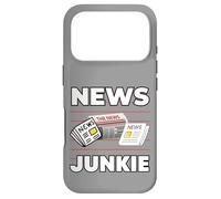 News Junkie Any and All I'm Proud are You - actualités Coque pour iPhone 17 Pro